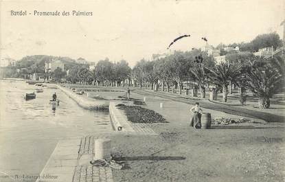 CPA FRANCE 83 "Bandol, promenade des Palmiers"