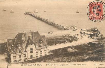 CPA FRANCE 14 "Trouville sur Mer, l'hôtel de la Digue"