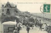 14 Calvado CPA FRANCE 14 "Saint Aubin sur Mer, la digue, le jour de la fête"