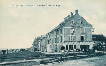 CPA FRANCE 14 "Luc sur Mer, l'hôtel beau Rivage"