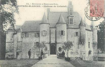 CPA FRANCE 62 "Estrée Blanche, château de Créminil"