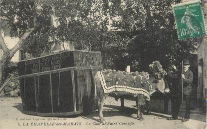 CPA FRANCE 44 "La Chapelle des Marats, le char de Saint Corneille"