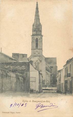 CPA FRANCE 44 "Eglise de Bourgneuf en Retz"