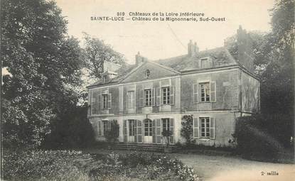 CPA FRANCE 44 "Sainte Luce, château de la Mignonnerie"