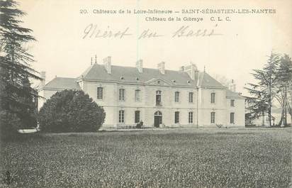 CPA FRANCE 44 "Saint Sebastien Les Nantes, château de Gibraye"