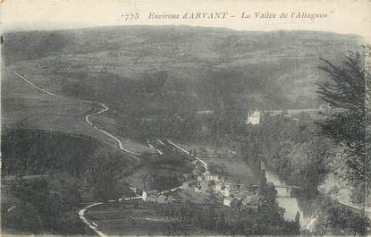 / CPA FRANCE 43 "Environs d'Arvant, la vallée de l'Allagnon"