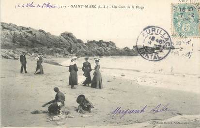 CPA FRANCE 44 "Saint Marc sur Mer, un coin de la plage"