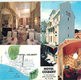 CPSM LIVRET FRANCE 06 "Juan Les Pins, hôtel Colbert"