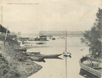 CPA PANORAMIQUE FRANCE 49 "Angers, panorama des bords de la Maine"