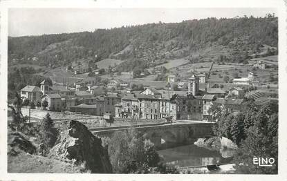 / CPSM FRANCE 43 "Brives Charensac, vue générale avec le pont sur la Loire"