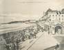 CPA PANORAMIQUE FRANCE 64 "Biarritz, la grande plage et le casino municipal"