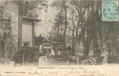 CPA FRANCE 44 "Saint Brévin L'Ocean, le parc de l'hôtel du chalet"