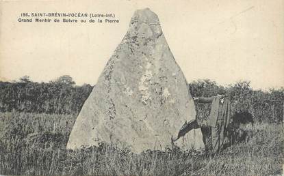 CPA FRANCE 44 "Saint Brévin L'Ocean" / MENHIR