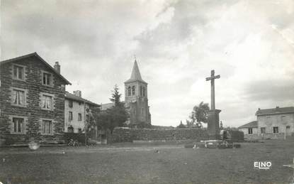 / CPSM FRANCE 43 "Le Bouchet Saint Nicolas, place de l'église"