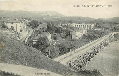 CPA FRANCE 83 "Bandol, quartier de l'Hôtel des Bains"