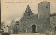 43 Haute Loire / CPA FRANCE 43 "Bournoncle, ruines de l'ancienne abbaye et l'église"