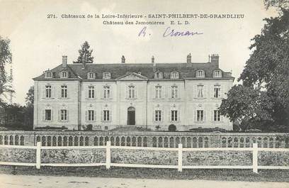 CPA FRANCE 44 "Saint Philibert de Grandlieu, château des Jamonières"