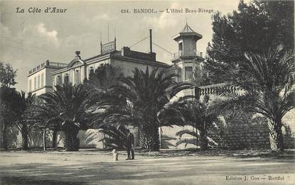 CPA FRANCE 83 "Bandol, Hôtel Beau Rivage"