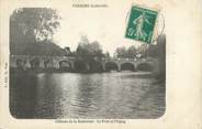 44 Loire Atlantique CPA FRANCE 44 "Varades, château de la Madeleine, le pont et l'étang"