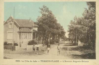 CPA FRANCE 44 "Tharon plage, l'avenue Auguste Brizeux"