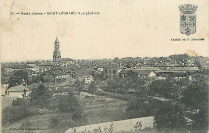 CPA FRANCE 87 "Saint Léonard, vue générale"