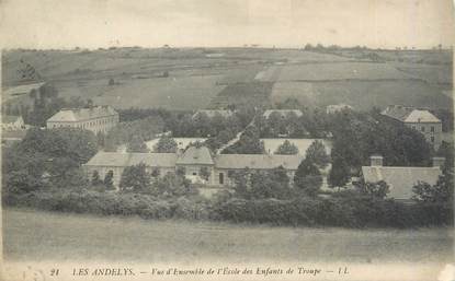 CPA FRANCE 27 "Les Andelys, vue d'ensemble de l'école des enfants de troupe"