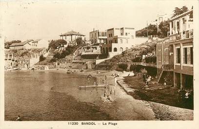 CPA FRANCE 83 "Bandol, la plage"