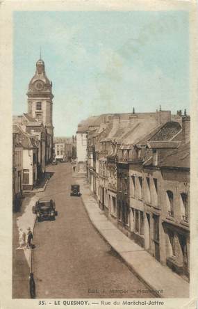 CPA FRANCE 59 "Le Quesnoy, rue du Maréchal Joffre"