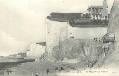 CPA FRANCE 80 "Bois de Cise, la plage et les falaises"