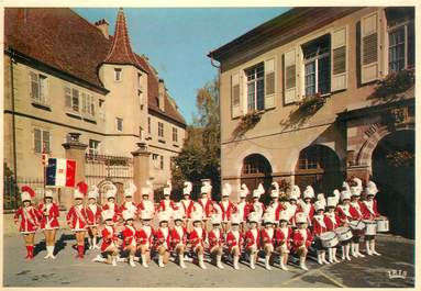 CPSM PANORAMIQUE FRANCE 67 "Andlau, majorettes"