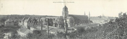 CPA PANORAMIQUE FRANCE 49 "Abbaye de Fontevrault, vue d'ensemble"