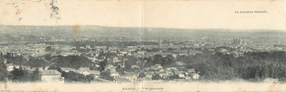 CPA PANORAMIQUE FRANCE 54 "Nancy, vue générale"