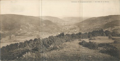 CPA PANORAMIQUE FRANCE 88 "Plombières Le Bains, vue prise de Beuille"