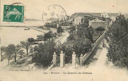 CPA FRANCE 83 "Bandol, le Quartier du Château"