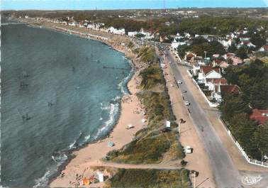 CPSM FRANCE 44 "Tharon plage, vue générale aérienne de la plage"