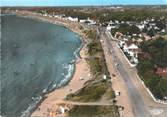 44 Loire Atlantique CPSM FRANCE 44 "Tharon plage, vue générale aérienne de la plage"