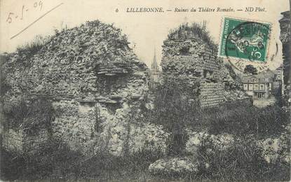 CPA FRANCE 76 "Lillebonne, ruines du théâtre Romain"