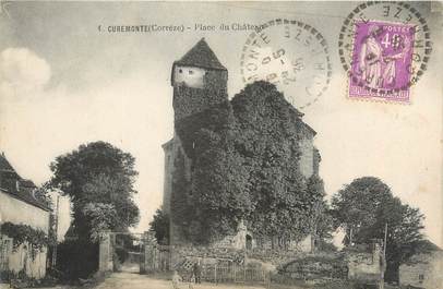 CPA FRANCE 19 "Curemonte, place du château"