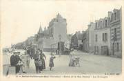 14 Calvado CPA FRANCE 14 "Saint Aubin sur Mer, entrée de la rue Pasteur"