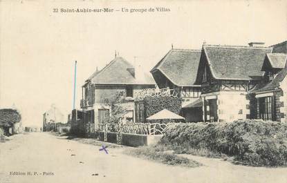 CPA FRANCE 14 "Saint Aubin sur Mer, un groupe de villas"