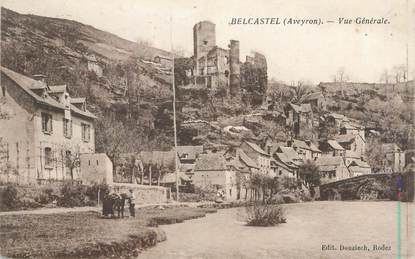 CPA FRANCE 12 "Belcastel, vue générale"