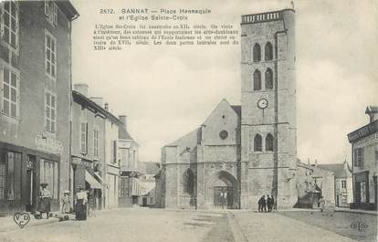 CPA FRANCE 03 "Gannat, place Hennequin"