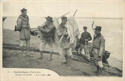 CPA FRANCE 14 "Ouistreham, retour de pêche"