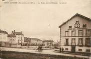 43 Haute Loire / CPA FRANCE 43 "Loudes, la place et les hôtels, cure d'air"