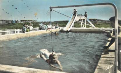 CPSM FRANCE 14 "Ouistreham Riva Bella, la piscine d'enfants"