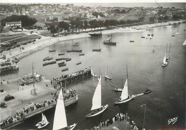 CPSM FRANCE 14 "Ouistreham Riva Bella, vue sur l'avant port"