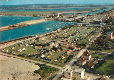 CPSM FRANCE 14 "Ouistreham Riva Bella, le camping et le port"