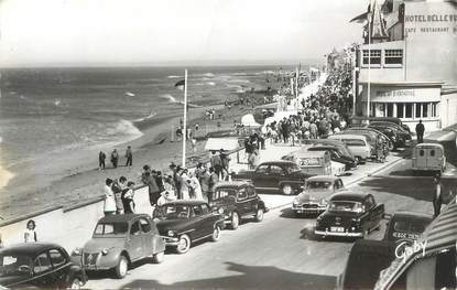 CPSM FRANCE 14 "Saint Aubin sur Mer, la plage" / AUTOMOBILE / CITROEN