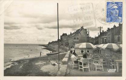 CPSM FRANCE 14 "Saint Aubin sur Mer, la plage à marée haute"