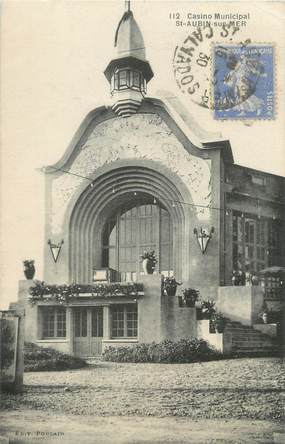 CPA FRANCE 14 "Saint Aubin sur Mer, casino municipal"